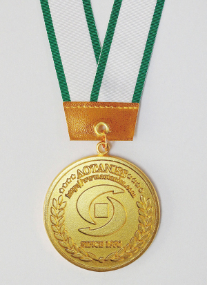 オリジナルコイン作成・オリジナルメダル作成・パステルリボン・緑