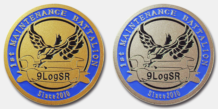 陸上自衛隊 第9後方支援連隊 第1整備大隊本部 チャレンジコイン