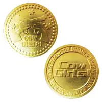 レストラン&アメリカンバー Cow Girl's 様 店内通貨コイン